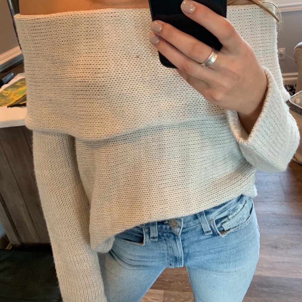 Lf off the shoulder sweater